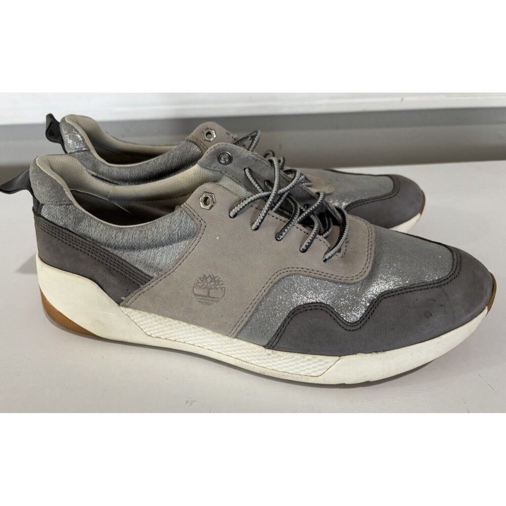 Timberland Shoe Women’s 8.5 Kiri Up Leather Casual Shoes A2277 Gray